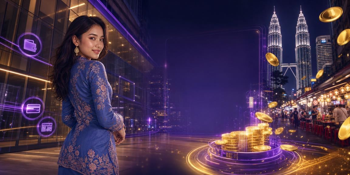 Wanita berbaju kurung di Kuala Lumpur menyemak tip pertaruhan dalam talian